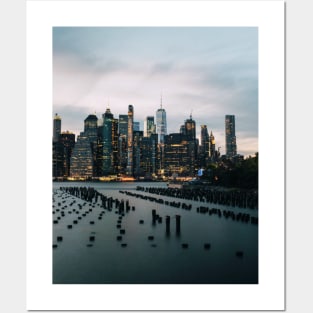 New York Skyline Posters and Art